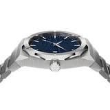 Matte Star Dust Dial Silver Full Stainless Steel Strap High Quality Luxury Frosted Japanese Miyota Quartz Watch Clock for Men