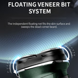 Kemei 2805 Waterproof Electric Shaver For Men Wet Dry Beard Electric Razor Rechargeable Facial Shaving Machine LCD Dislay