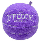 Offcourt Pillow, Shaped Teddy Fleece Embroidered Basketball Throw Pillow Fuzzy Plush Toy