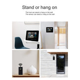 Sunrise and Sunset Weather Station Alarm Clock Thermometer Hygrometer Touch Screen Operation with Wireless Outdoor Sensor