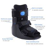 1Pcs Short Air Walking Fracture Boot, Medical Iatable Orthotic Boot for Broken Foot Fractures Sprains and Ankle Injuries