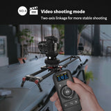 YT-1200 Rotation Panoramic Remote Control Motorized Tripod Electric Head Pan Tilt Plastic For Phones Cameras