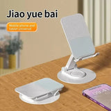 New 360° Rotating Aluminum Holder Desktop Flat Live Mobile Phone Net Class Multifunctional Foldable Bracket