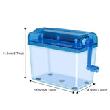 A6 Mini Hand Shredder Paper Strip Cross Cut Desktop Micros Manual Crank File Small Cutter hine Document Tool Office
