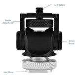 Camera Screen Mount Adapter Portable Aluminum Alloy Hot Shoe Mounts