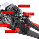 65CC Professional Tree Cutting High Power Gasoline Saw Handheld Chainsaw Cutting Woodworking Garden Tools 20 Inches
