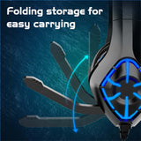 Headphones Gaming Headphones Gaming Headset with Noise Canceling Mic for Switch PC PS4 PS5 Deep Bass Stereo Sound