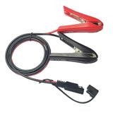 100CM 14AWG Alligator Crocodile Clip to SAE Connector Release Quick Disconnect Car Solar Power Charging Extension Cable
