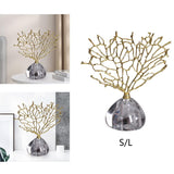 Lucky Tree Figurine - Simple Tabletop Ornament for Office & Home