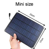20W Panel with Battery Clip and Controller 18V Monocrystale Cells Outdoor Camping Hiking Solar Car Charger