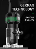 800W Wood Router Woodworking Electric Trimmer Engraving Slotting Trimming Carving hine Kit With 6.35 Milg Cutter