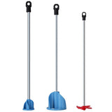 Pack of 3 Paint, Epoxy Resin, Mud&Ceramic Glaze Mixer Paddle Blades-Power Drill Stirring Attachment-Mixer Mixing Paddles