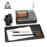 CRUSHER HK-2 Fully Automatic Tobacco Rolg hine for 6.5/8mm Tube Electric Cigarette Inject Roller Maker with Roll Tray Tool