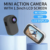 2023 New WIFI 4K Thumb Action with Magnetic Back Clip Anti-shake Pocket HD Video Driving Recorder Sports Camera