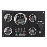 12V/24V Cluster Water Temperature Voltage Display with Ignition Keys Pressure Oil Level Gauge