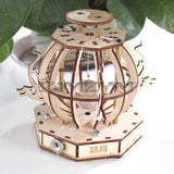 Physical Experiment Wooden Earthquake Alarm Self-Made Electric Induction Technology Small Production Model Diy Maker Kit
