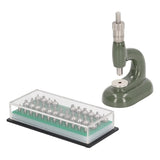 Repair Press Set Watch Back Case Closer Watchmaker Jewelg Tool Aluminum Alloy Green with 48Pcs Dies