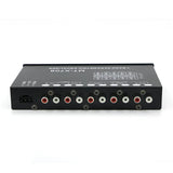 5/7 band Car Audio Equalizer EQ Frequency Adjustable RCA Input for Portable Devices+Subwoofer Output