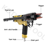 Pneumatic C-Type Nail Gun C-Ring Nailer Hog Ring Plier Air Tool SC760 SC7C SC7E