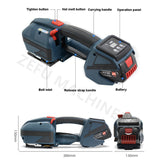 Electric Wrapping V2 Strapping hine Banding Tools Portable Baler Packaging Tensioner for PET PP Strap