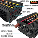 110/220V System 300W PET Solar Panel+150A Charge Controller+12000W 12V to 220V Inverter Emergency Power Generation Kit