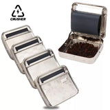 Portable Mini Metal Manual Rolg hine 70/78/110MM Tobacco Roller Case Box Cigarette Maker Smoking Accessories