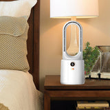 1 Set 2200Mah Summer Bladeless USB Charging High Wind Power Fan For Office Home