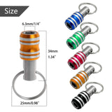 Keychain Connecting Rod Set 1/4 Inch Hex Handle Screwdriver Bit Bracket Sleeve Connecting Rod Durable Long Service Life