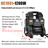 Small 220V Variable Frequency High-Pressure Compressor Portable Oil-free Mute Woodworking Painting Air Pump