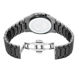 PINTIME Luxury Men's Watches Waterproof 30M Fashion Quartz Wristwatch Iced Out Diamond Case Bling Business Stainless Steel Reloj