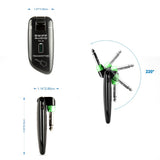LEKATO Guitar Wireless System Transmitter Receiver Rechargeable WS-50 UHF Guitar Transmitter Receiver For Electric Guitar