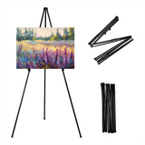 Display for Wedding, 63Inch Portable Instant Collapsible Artist Easel Stand Display, Fold Tripod