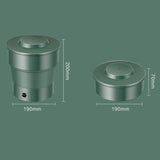 Portable Folding Bucket Type USB Travel Washing Machine Underpants Sock Ultrasonic Disinfect Laundry