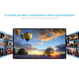100/120-inch 16:9 Projector Portable HD Projection Screen Foldable Wall Mounted for Home Theater Office Indoors Outdoors