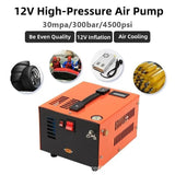 12V 4500 Psi 300 Bar 30mpa Automobile Compressor With 220V Transformer Iator High Pressure Air Pump