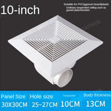 6/8/10inch Bathroom Exhaust Fan Ceig Ventilator Window Wall Mounted Replacement Airw Extractor Household Pipe Duct Fans