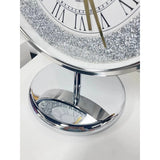 High-end light desktop dia bright shining countertop satellite radio wave desk clock, living room