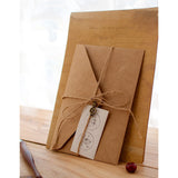 12 Pcs Vintage Kraft European Style for Writing Letter Paper Stationery, Number 3
