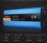 500W 12V 24V 36V 48V 60V to 220V Single Digital Display Smart Car Inverter Power Converter