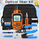 Fiber Cold Splicing Kit Set Cutting Knife 15MW Four-In-One Optical Power Meter Red light All-in-One hine AUA-M50