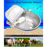 Stainless Steel Automatic Pet & Livestock Waterer with Floating Ball