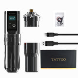 2022  New Ambition Tyrannosaurus Rex Ⅲ Wireless Tattoo Pen Machine Strong Coreless Motor LCD Digital Display for Body Art