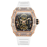 Fashion Luxury Men's Watches ONOLA Hollow Full-automatic Mechanical Tape Waterproof Watch for Men Montres Pour Hommes Clock