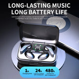 Two Pairs of Headphones TWS Wireless Bluetooth 5.3 Earphones Stereo Noise Reduction Sports Waterproof Headsets With Microphone