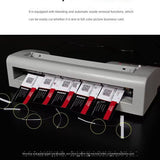 300B Business Card Cutter Electric Automatic Slitting Paper Card Cutter DIY Tool A4 and Letter Size 220V