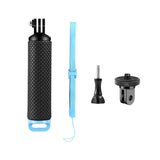 PULUZ PU868B ating Handle Grip Waterproof Selfie Stick 1/4in&Strap for GoPro Hero 12/11/10/9 Insta360 DJI Osmo Action Camera