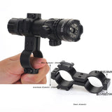Tactical Hunting Red/Green Laser Dot Sight Adjustable 532nm Red Laser Pointer Rifle Gun Scope Rail Barrel Pressure Switch Mount