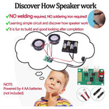 Speaker Science Experiment Electronic Sound Amplifier Builds Your Own Portable Wood Case Bluetooth Speaker Sound