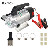 50L/min 380W Automatic Fuel EU Plug For Pumping Oil Diesel Kerosene Water 12V 220V Electric Transfer Pump