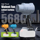 1000W Turbo Violent 568g Thrust Stepless Speed High Power Turbofan Leaf Blower Handheld Mini Jet Fan for Battery